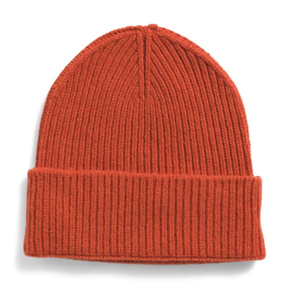 NEW TESMA Made In Italy Recycled Cashmere And Wool Blend Ribbed Beanie 1025 2m1 - Picture 1 of 3